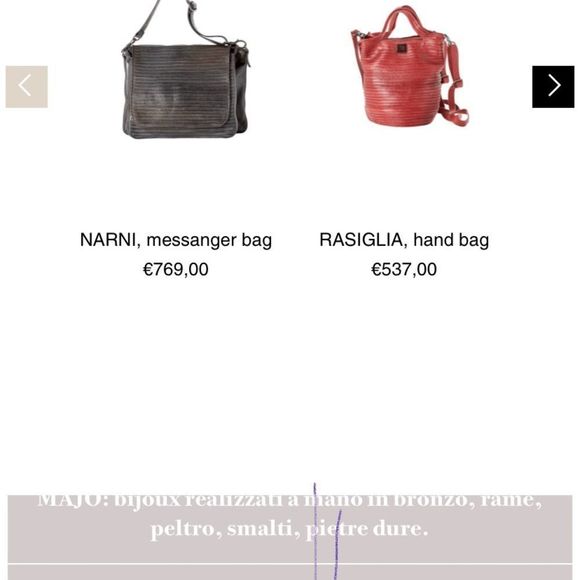 Majolab handmade Italian leather bag - Picture 14 of 16